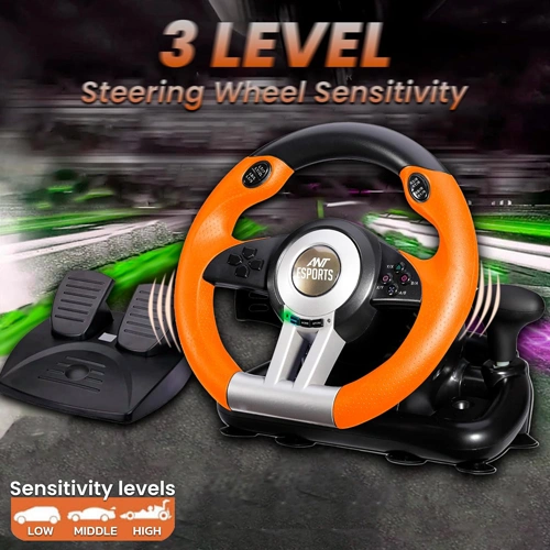 Ant Esports GW V3 PC Steering Wheel with Shifter and Pedal Ant Esports