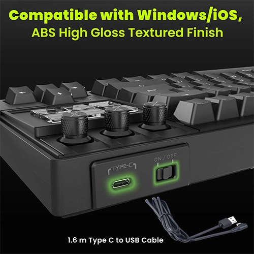 Ant Esports Apex 400 AI Hybrid Stream Deck RGB Mechanical Keyboard ANT ESPORTS