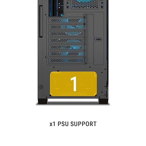Ant Esports AQUA 360 4F ARGB E-ATX Mid Tower Case Ant Esports