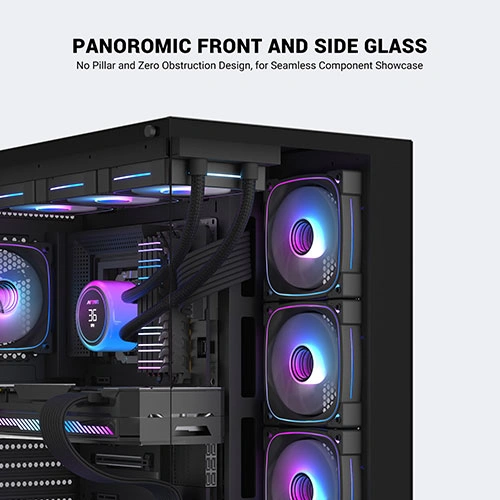 ANT Esports Crystal X7 Pro Max ARGB ATX Mid Tower Case Ant Esports