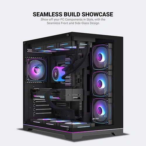 ANT Esports Crystal X7 Pro Max ARGB ATX Mid Tower Case Ant Esports