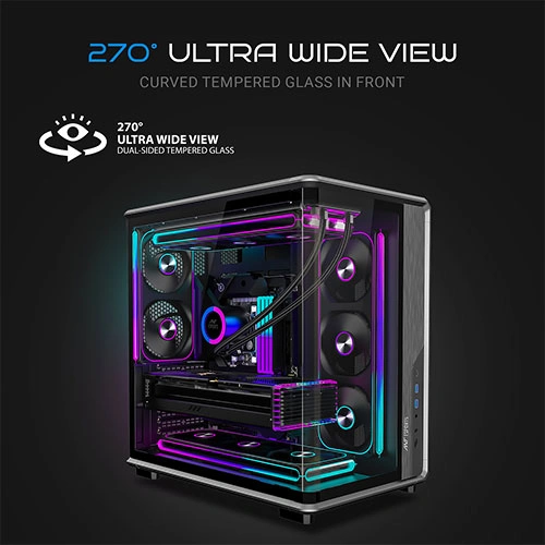 Ant Esports Crystal X8 ARC ATX Mid Tower Case ANT ESPORTS