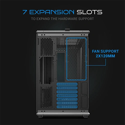 Ant Esports Crystal X8 ARC ATX Mid Tower Case ANT ESPORTS