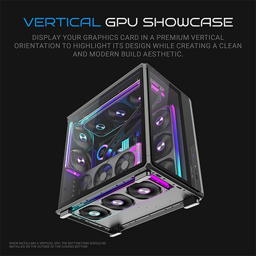 Ant Esports Crystal X8 Frame ATX Mid Tower Case ANT ESPORTS