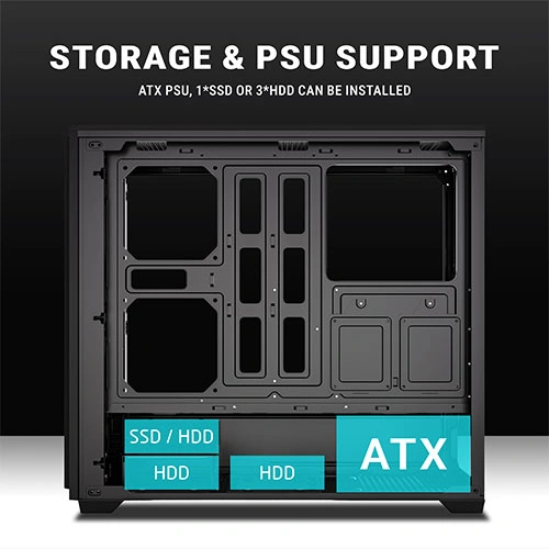 Ant Esports EVO 360 Lite ARGB E-ATX Mid Tower Case ANT ESPORTS
