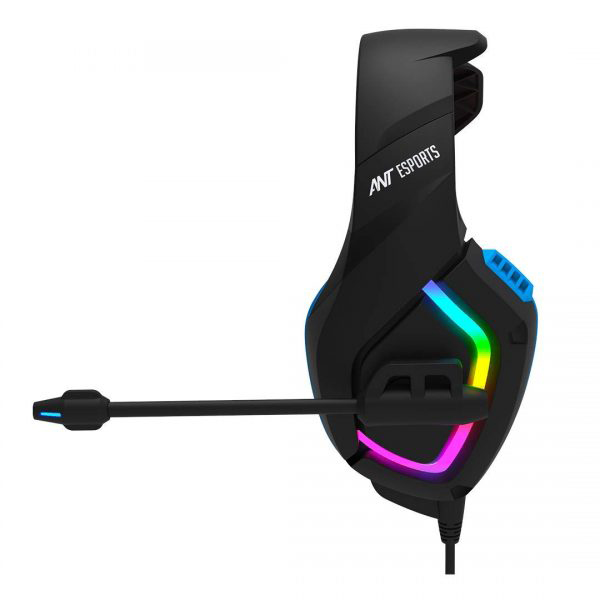 Ant Esports H530 Black-Blue Multi Platform Pro RGB Gaming Headset Ant Esports