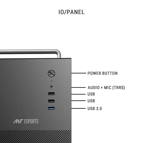 Ant Esports Si12 M-ATX Mini Tower Case ANT ESPORTS