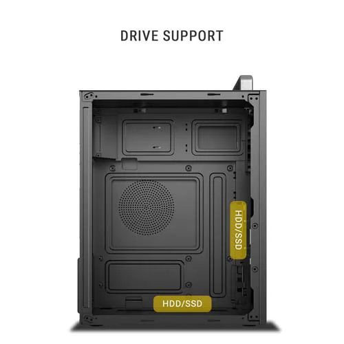 Ant Esports Si12 M-ATX Mini Tower Case ANT ESPORTS