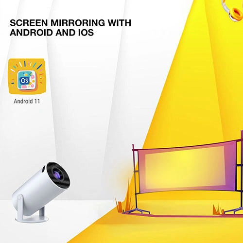 Ant Esports View515 Plus White Projector with Remote Ant Esports