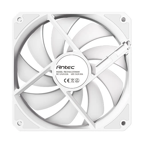 Antec P12R ARGB White 120mm Reverse Cabinet Fan ANTEC