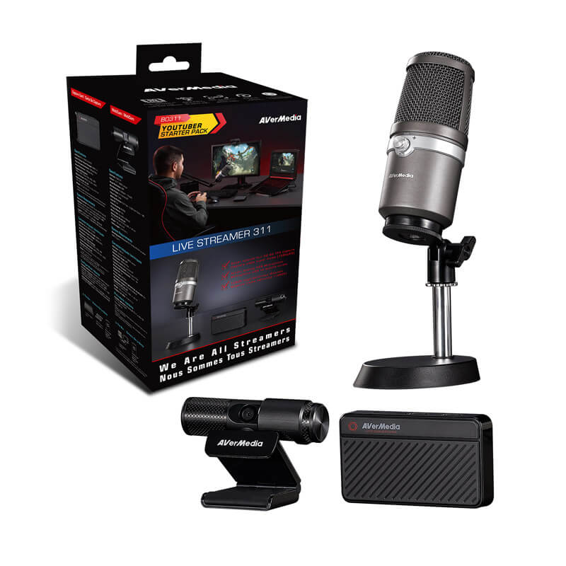 AVerMedia Live Streamer 3 in 1 Kit, BO311