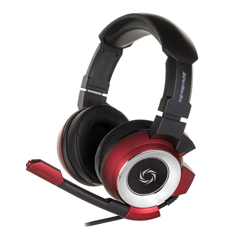 AverMedia SonicWave Gaming Headset (Red) AVERMEDIA
