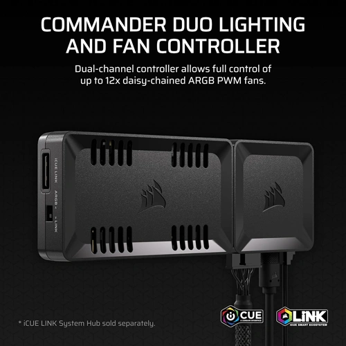 Corsair Commander Duo iCUE Link Lighting and PWM Fan Controller CORSAIR