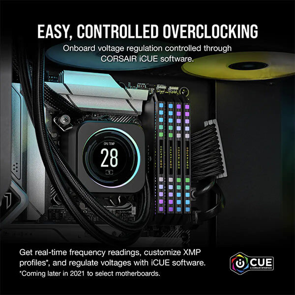 Corsair Dominator Platinum RGB 32GB (16GBx2) 7200MHz CL34 DDR5 RAM CORSAIR