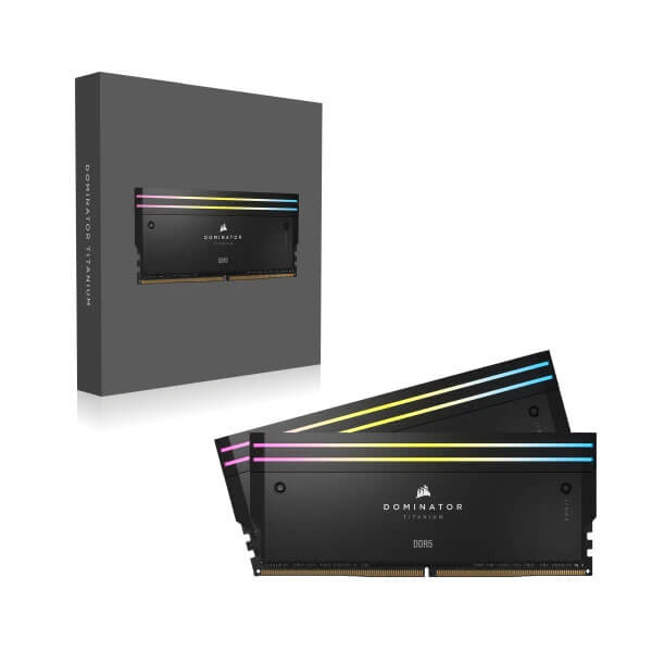 Corsair Dominator Titanium RGB 32GB (16GBx2) 7200MHz CL34 DDR5 RAM CORSAIR