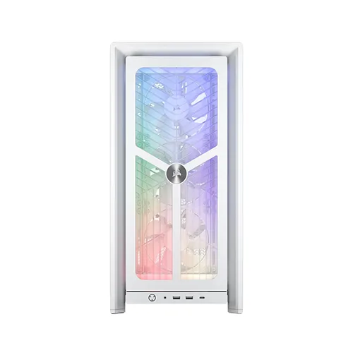 Corsair Frame 4000X RS White ARGB E-ATX Mid Tower Case CORSAIR