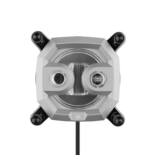 CORSAIR Hydro X Series XC7 RGB PRO CPU Water Block (1700/1200/AM5/AM4) - Silver CORSAIR