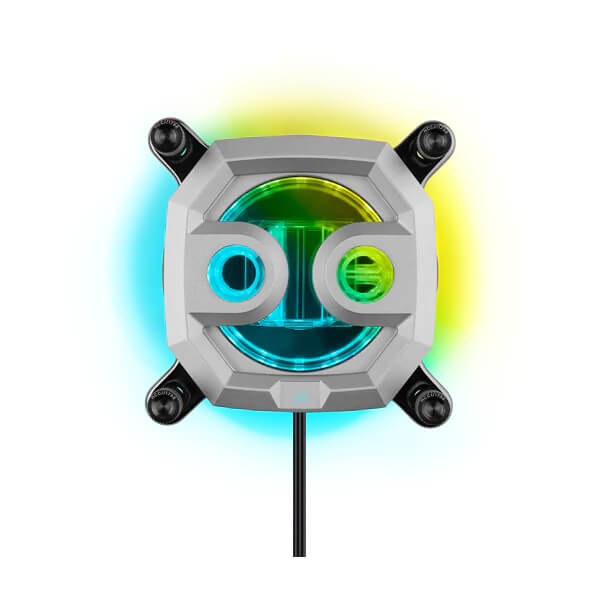 CORSAIR Hydro X Series XC7 RGB PRO CPU Water Block (1700/1200/AM5/AM4) - White