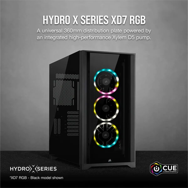 Corsair Hydro X XD7 RGB D5 Distro Plate (White) CORSAIR