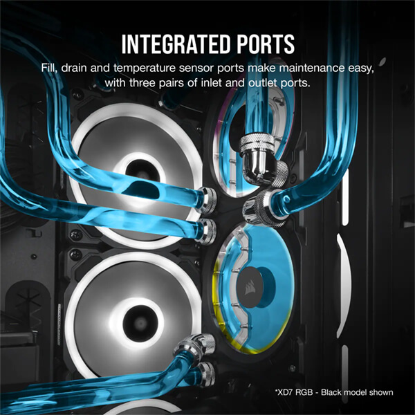 Corsair Hydro X XD7 RGB D5 Distro Plate (White) CORSAIR