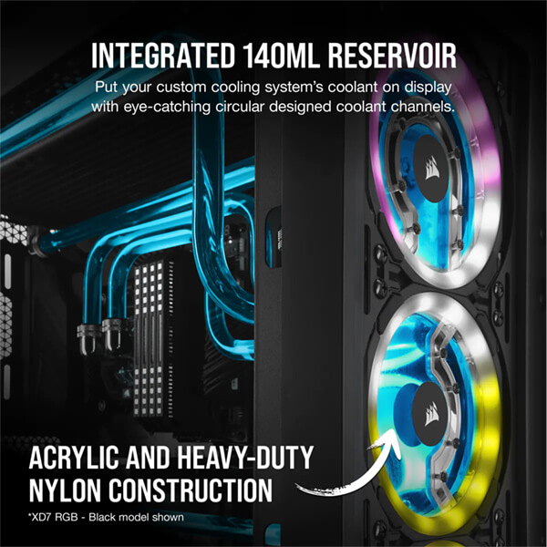 Corsair Hydro X XD7 RGB D5 Distro Plate (White) CORSAIR