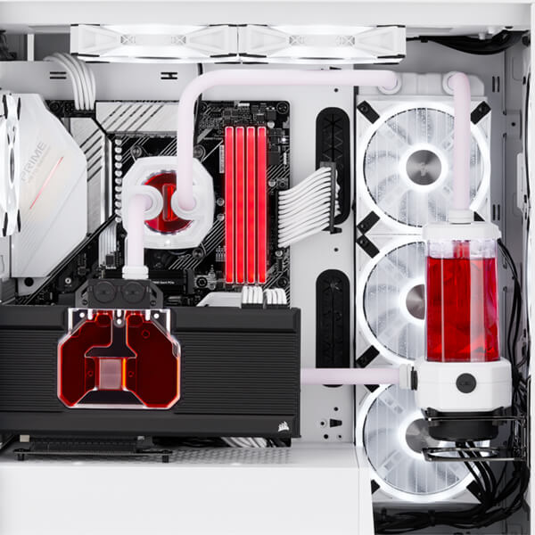 Corsair Hydro X Series XT Hardline Satin White 12mm Tubing CORSAIR