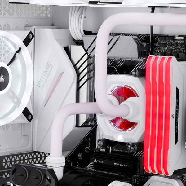 Corsair Hydro X Series XT Hardline Satin White 12mm Tubing CORSAIR