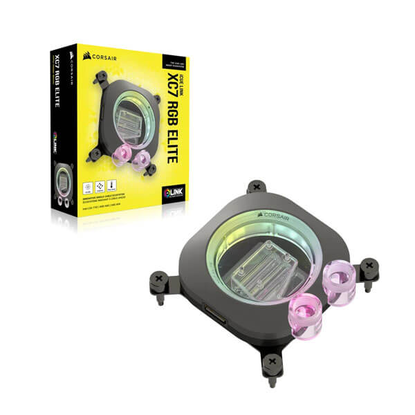 CORSAIR iCUE XC7 RGB ELITE CPU Water Block (1700/AM5) – Stealth Gray CORSAIR