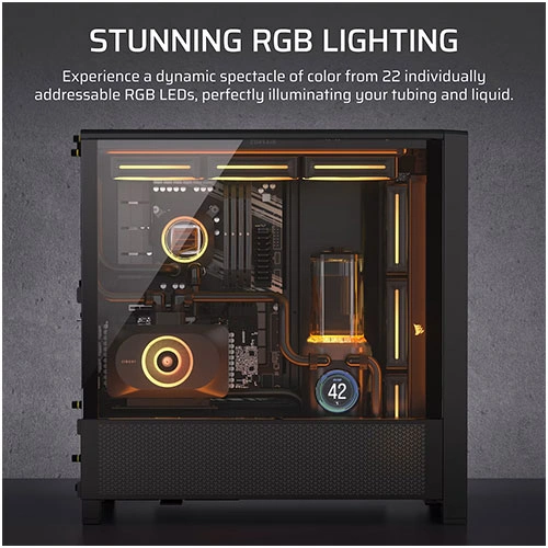 CORSAIR iCUE LINK XD6 RGB Elite LCD Pump and Reservoir With LCD screen – Grey CORSAIR