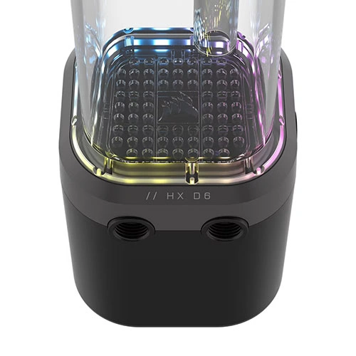 CORSAIR iCUE LINK XD6 RGB Elite LCD Pump and Reservoir– Grey CORSAIR