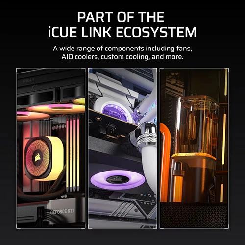 CORSAIR iCUE LINK XD6 RGB Elite LCD Pump and Reservoir– Grey CORSAIR