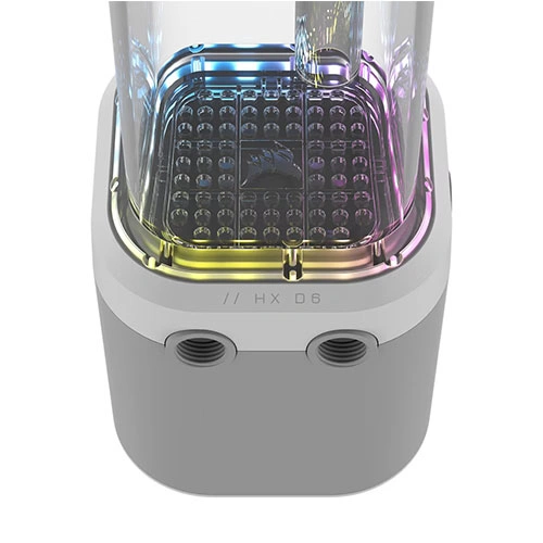 CORSAIR iCUE LINK XD6 RGB Elite LCD Pump and Reservoir- White CORSAIR