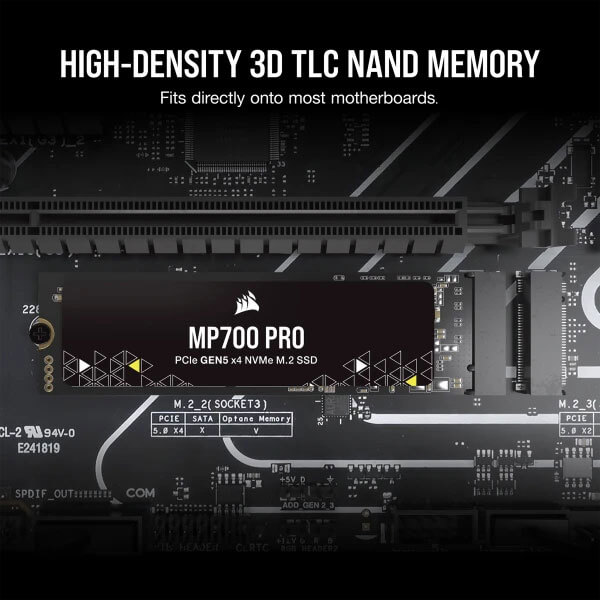 Corsair MP700 PRO 1TB M.2 NVMe 2.0 Gen5 SSD CORSAIR