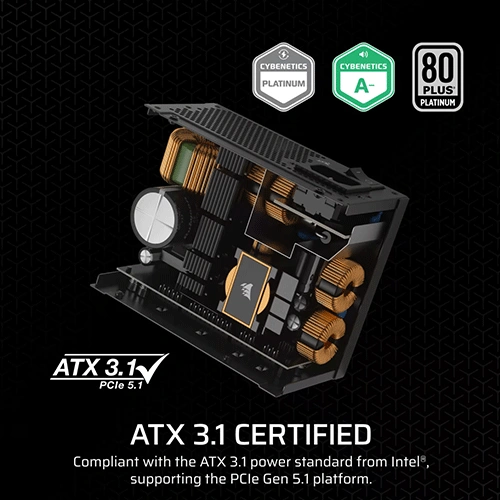Corsair SF750 Platinum ATX 3.1 Fully Modular SFX SMPS CORSAIR