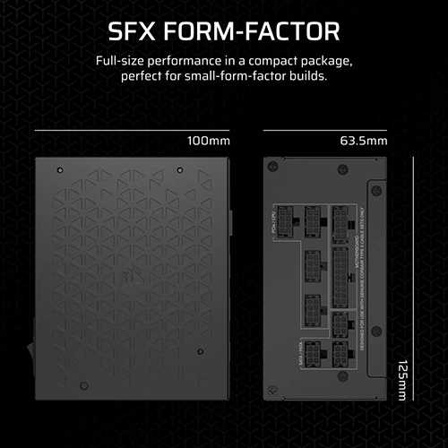 Corsair SF750 Platinum ATX 3.1 Fully Modular SFX SMPS CORSAIR