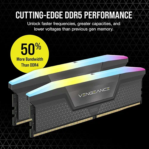Corsair Vengeance RGB 32GB 5200MHz CL40 DDR5 RAM CORSAIR