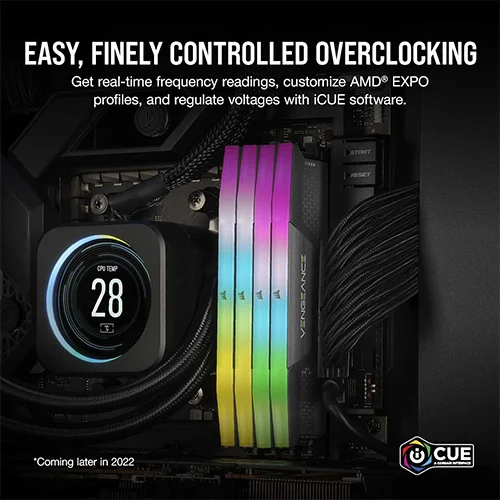 Corsair Vengeance RGB 32GB 5200MHz CL40 DDR5 RAM CORSAIR
