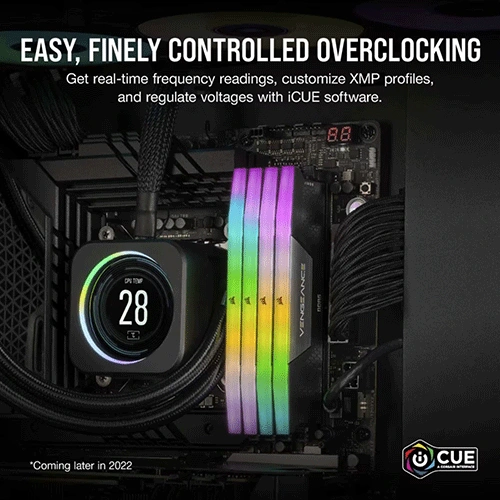 Corsair Vengeance RGB 96GB (48GBx2) 5200MHz CL38 DDR5 RAM CORSAIR