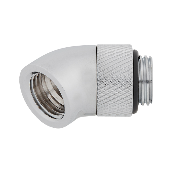 Corsair Hydro X Series XF Hardline 45° Rotary Adapter Twin Pack (Chrome) CORSAIR