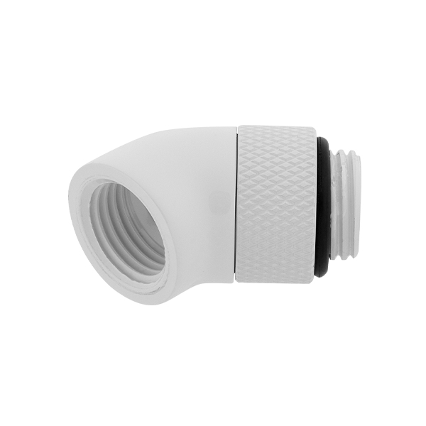 Corsair Hydro X Series XF Hardline 45° Rotary Adapter Twin Pack (White) CORSAIR