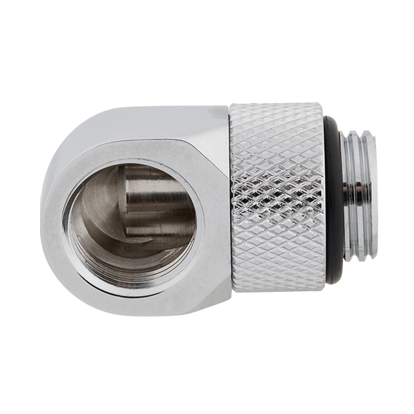 Corsair Hydro X Series XF Hardline 90° Rotary Adapter Twin Pack (Chrome) CORSAIR