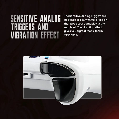 Cosmic Byte Ares Wireless White Game Controller with Magnetic Triggers COSMIC BYTE