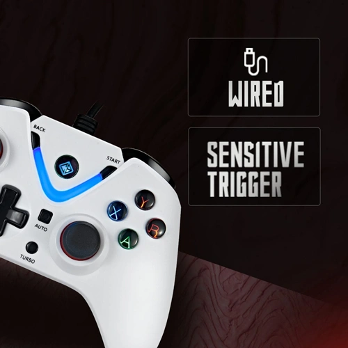 Cosmic Byte Ares White Wired Game Controller COSMIC BYTE