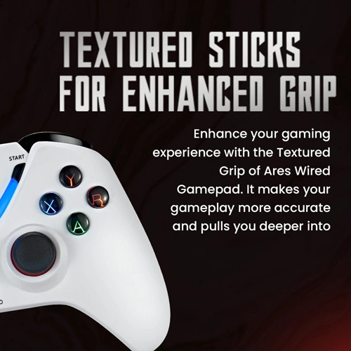 Cosmic Byte Ares White Wired Game Controller COSMIC BYTE