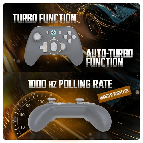 Cosmic Byte Blitz Wireless Plus Wired Grey Game Controller COSMIC BYTE