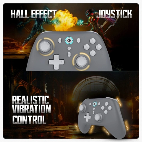 Cosmic Byte Blitz Wireless Plus Wired Grey Game Controller COSMIC BYTE