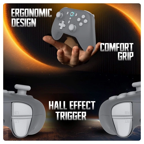 Cosmic Byte Blitz Wireless Plus Wired Grey Game Controller COSMIC BYTE