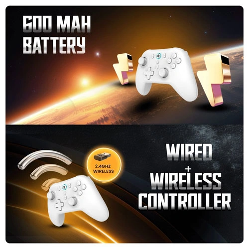 Cosmic Byte Blitz Wireless Plus Wired White Game Controller COSMIC BYTE