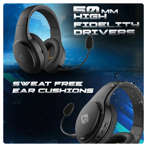 Cosmic Byte Inferno Wireless Plus Bluetooth Plus Wired Gaming Headset COSMIC BYTE