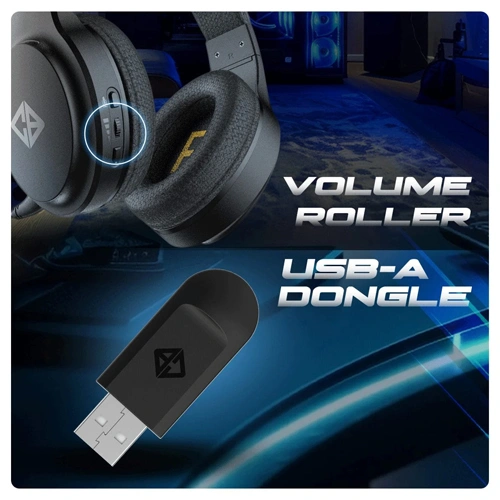 Cosmic Byte Inferno Wireless Plus Bluetooth Plus Wired Gaming Headset COSMIC BYTE